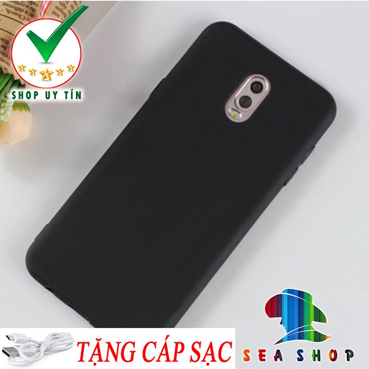Ốp dẻo ĐEN Galaxy J7 Plus - C710 TẶNG CÁP SẠC