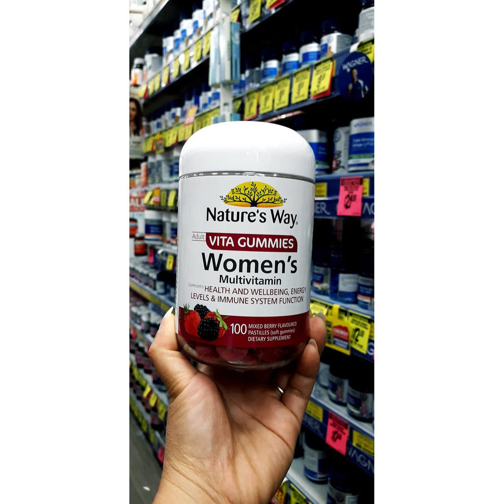 KẸO VITAMIN TỔNG HỢP CHO NỮ GIỚI - NATURE'S WAY WOMEN’S MULTI-VITAMIN 100 VIÊn | BigBuy360 - bigbuy360.vn