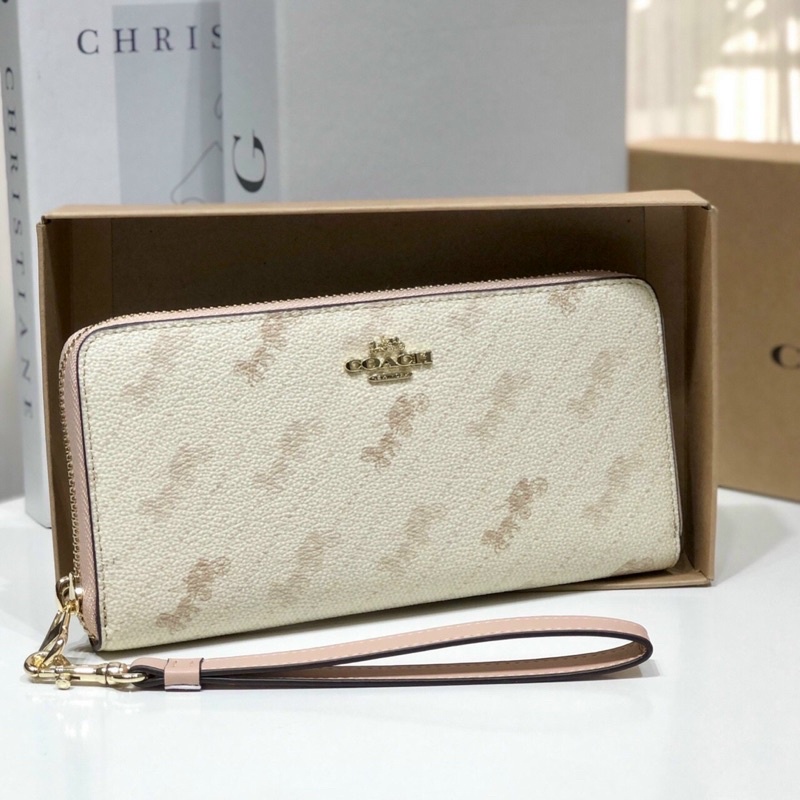 VÍ COACH LONG ZIP C3537