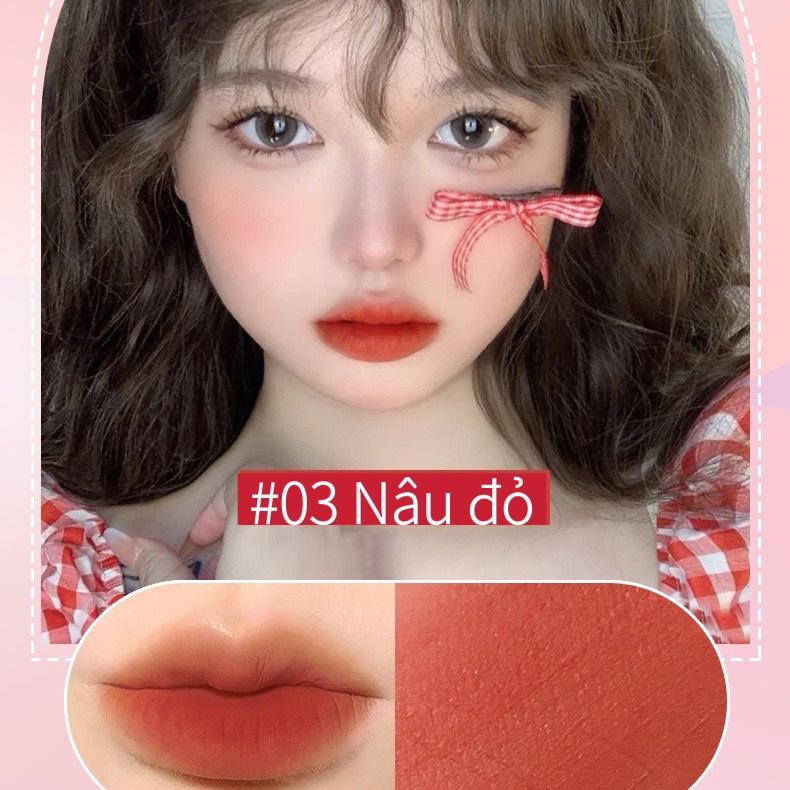 Son kem lì PINK COCO SOFT trái dâu hình chú cún dễ thương