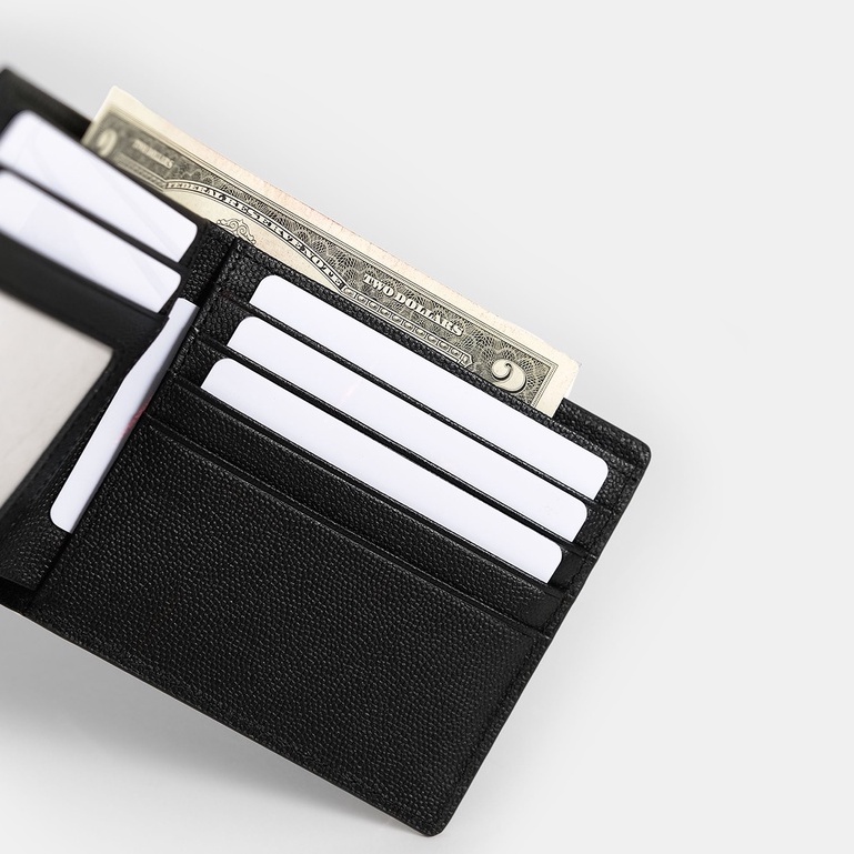 Ví Da Nam Gập Đôi Leonardo - Bifold Ryan - Da Calfskin Bền Bỉ