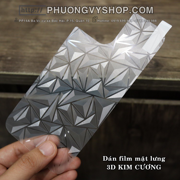 Dán kim cương 3D mặt sau iPhone series