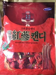 KẸO HỒNG SÂM VITAMIN HQ (200G)
