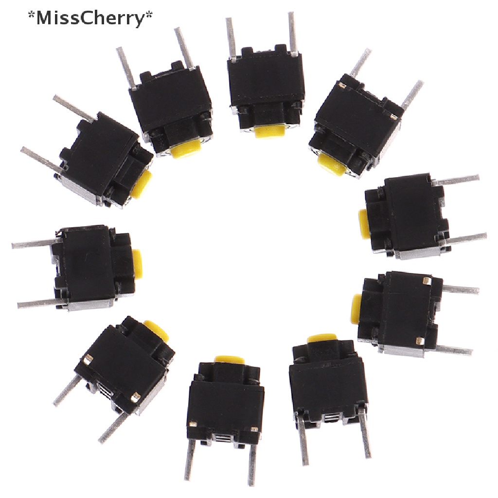 Bộ 10 công tắc nút công tắc micro yên tĩnh 6 * 6 * 7.3mm