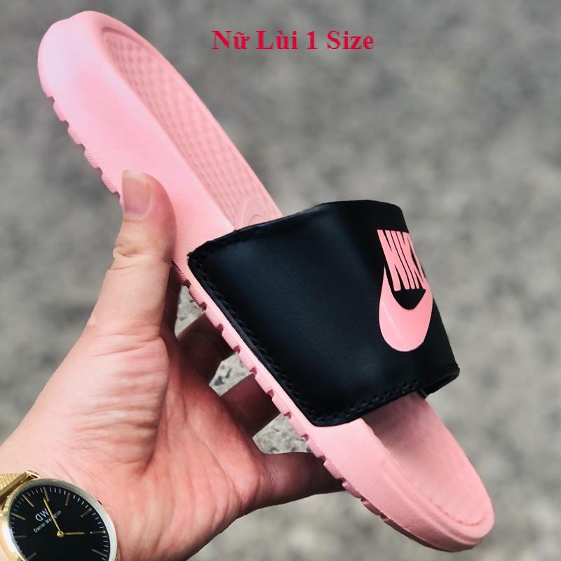 Dép unisex 𝐍𝐈𝐊𝐄 ❤️FREESHIP + Hộp❤️ dép quai ngang thể thao nam nữ mk in 𝐍𝐈𝐊𝐄-𝐁𝐚𝐧𝐚𝐬𝐬𝐢,hồng-quai-đen