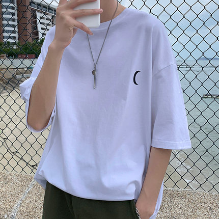 Áo thun tay ngắn thời trang phong cách Hàn Quốc năng động dành cho nam size M-5XL