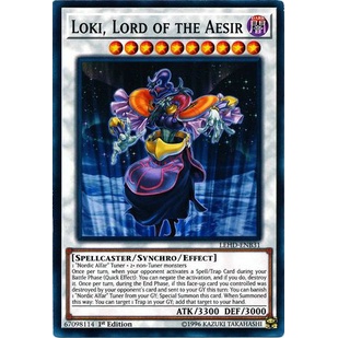 Thẻ bài Yugioh - TCG - UK - Loki, Lord of the Aesir / LEHD-ENB31'