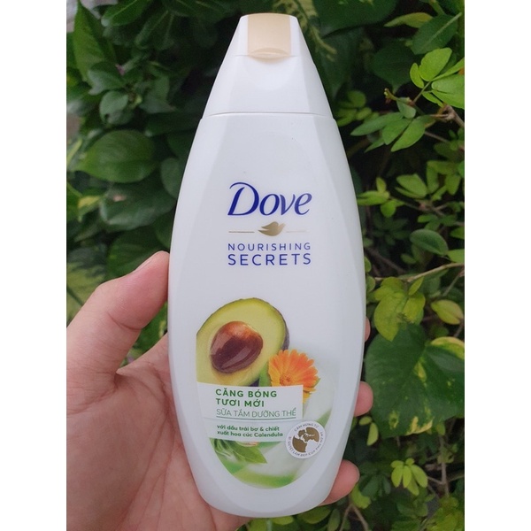 120G - Sữa tắm dưỡng thể Dove căng bóng DẦU TRÁI BƠ