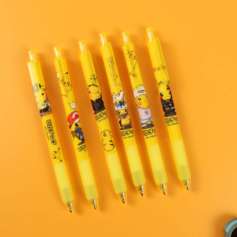 Bút bi mực đen ngòi 0.5mm thiết kế hoạt hình đơn giản dễ thương