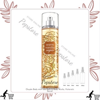 Xịt toàn thân Body Mist Bath & Body Works - Warm Vanilla Sugar