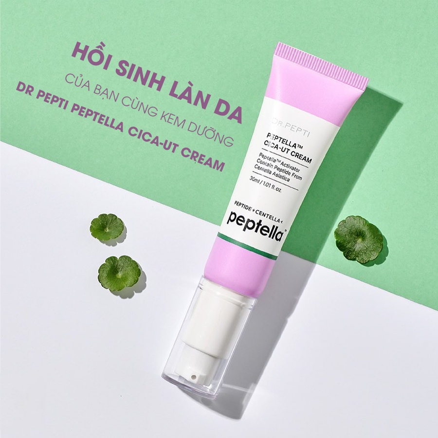 Kem dưỡng phục hồi da Dr Pepti Peptella Cica-Ut Cream 30ml