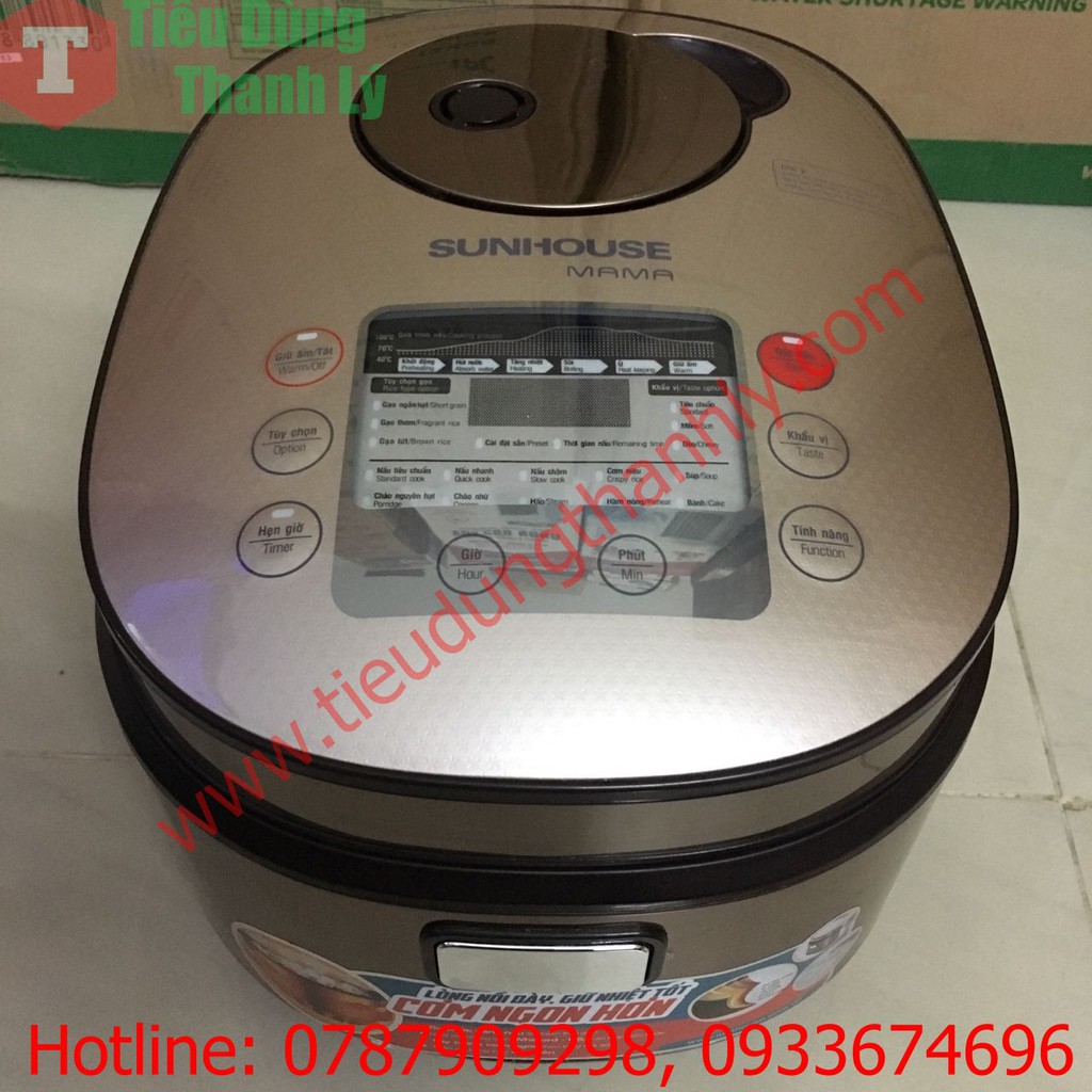 Nồi cơm điện tử Sunhouse mama 1,5 lít SHD8915 - ĐÃ QUA SỬ DỤNG