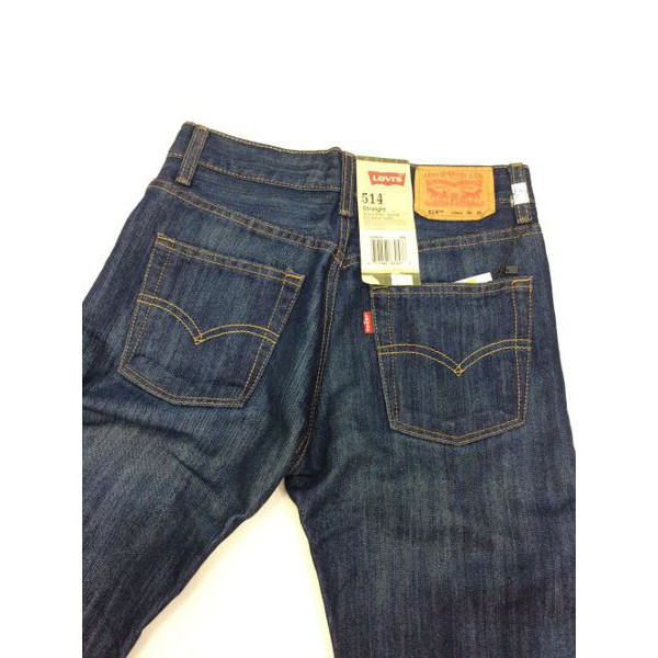 Quần jean nữ ống suông xanh Levi's 514 ( 8L Quần )