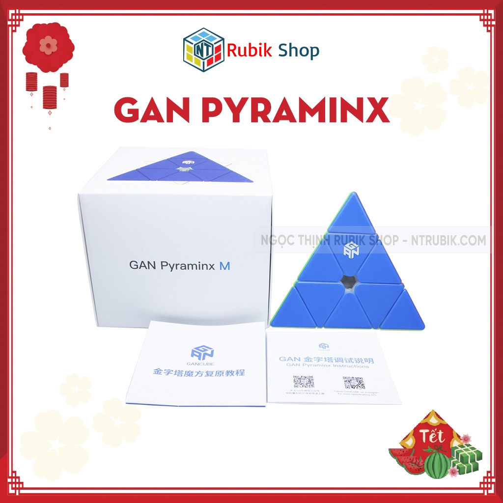 [Siêu Phẩm] Rubik Gan Pyraminx - Kim Tự Tháp (Có nam châm/ 4 phiên bản)