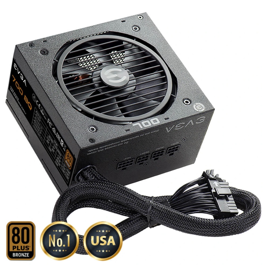 Nguồn Máy Tính EVGA 700 BQ – 80+ BRONZE 700W – Semi Modular