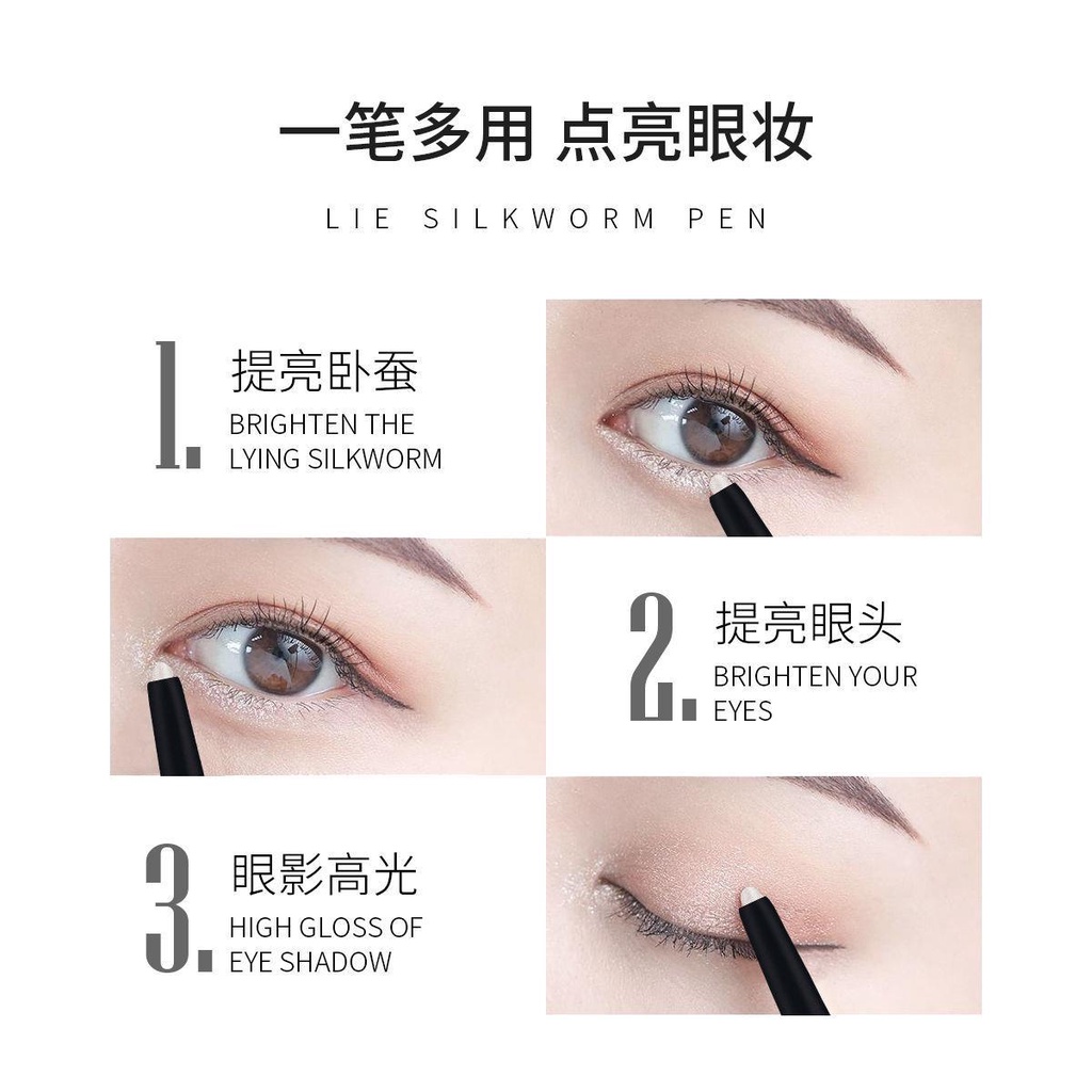 Bút Phấn Mắt Tơ Tằm Dạng Lỏng Hai Đầu Màu Đỏ NUDE Trang Điểm Tạo Bóng Cho Nữ | BigBuy360 - bigbuy360.vn