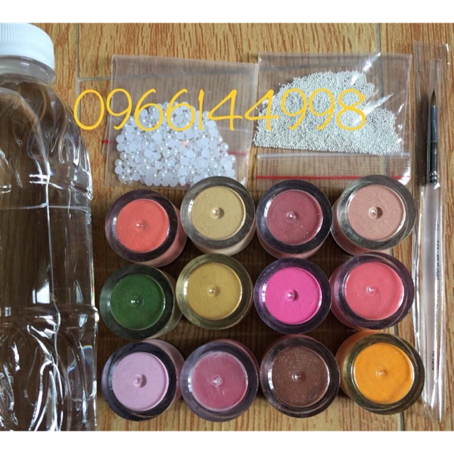 Combo 10 set bột hũ 10g ( mầu inbox)