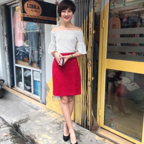 Chân váy dạ M&Co