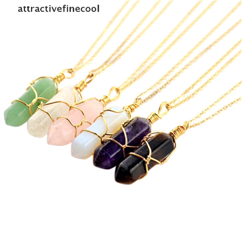 Vòng cổ Mặt Đá Thạch Anh Tự Nhiên