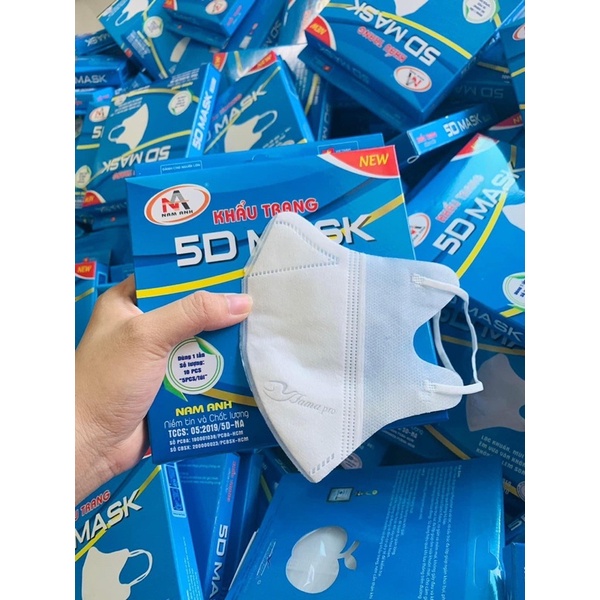 Khẩu trang 5D Mask Nam Anh - Vinamask cao cấp