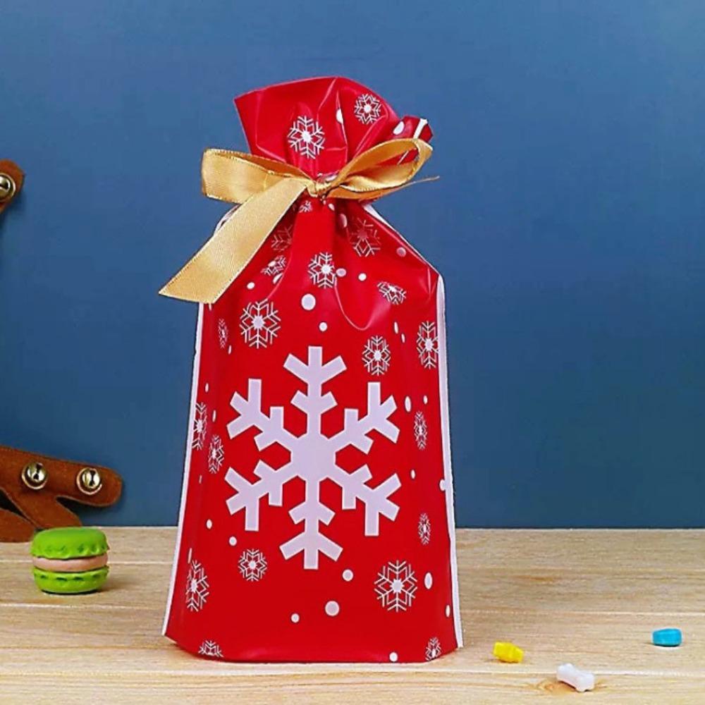 CHOOKEY Set 25 Túi Đựng Kẹo 12x17cm Phong Cách Giáng Sinh Dễ Thương