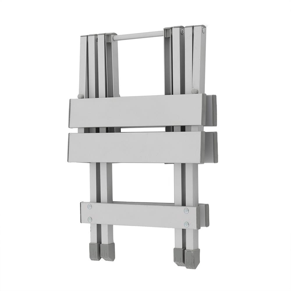 HomeBase SPRING Ghế đẩu dã ngoại có thể gấp được bằng Nhôm W29xH38xD25cm