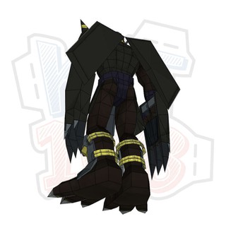 Mô hình giấy Anime Game Digimon BlackWargreymon