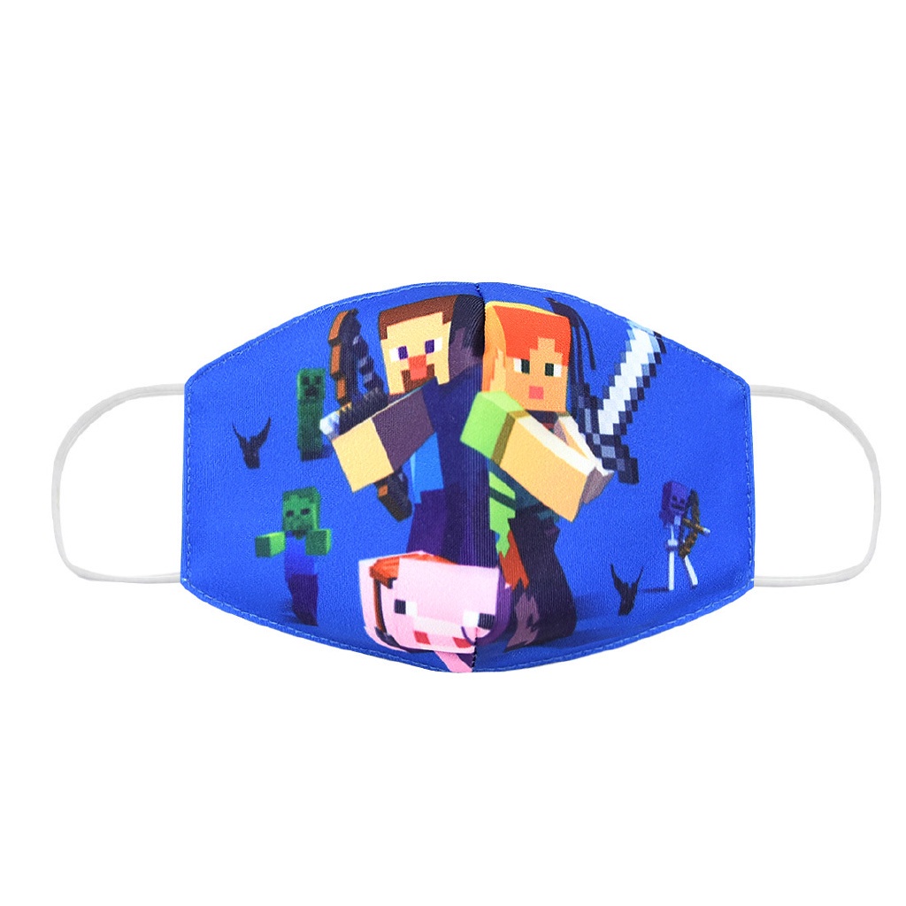 Mặt Nạ Hóa Trang Nhân Vật Hoạt Hình minecraft Cho Bé 2-14 Tuổi