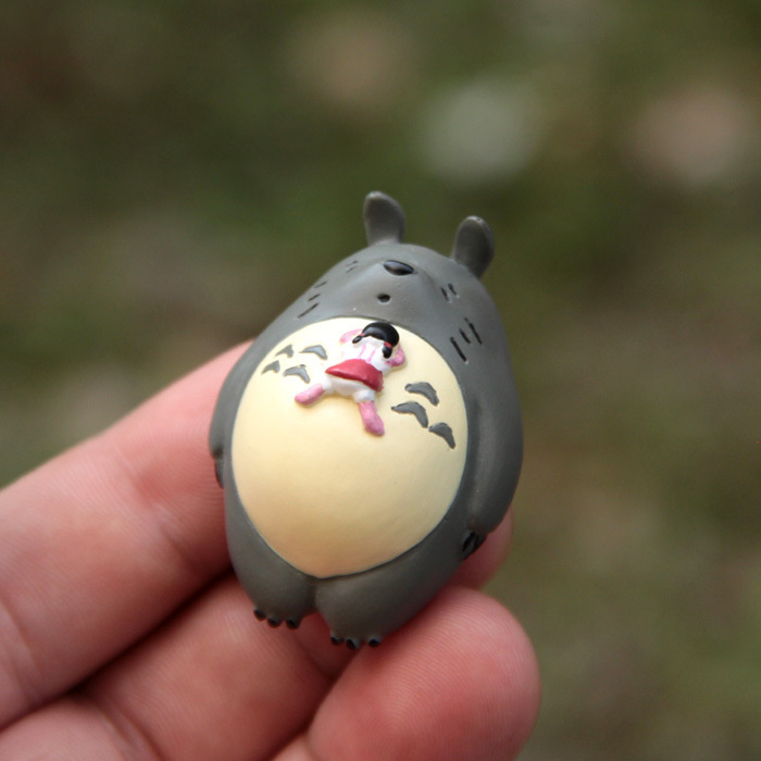 Mô Hình Nhân Vật Totoro Hayao Miyazaki Mini Bằng Resin DIY Dùng Trang Trí Tiểu Cảnh