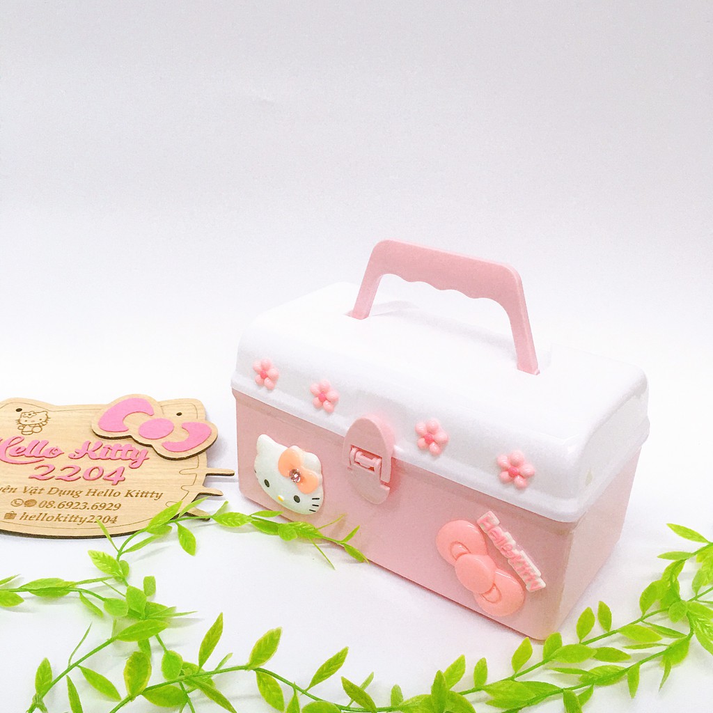 🌸🌸Hộp đựng đồ trang điểm đa năng Hello Kitty☘☘