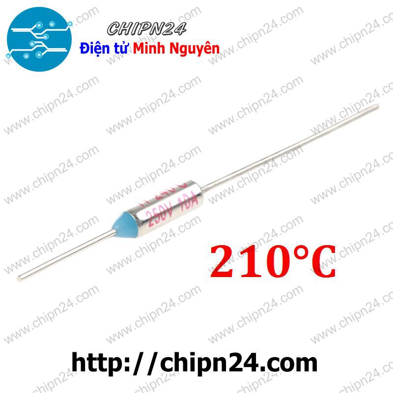 [2 CÁI] (KT1) Cầu chì nhiệt RY 210 độ 10A 250V (RY-210 TF210)