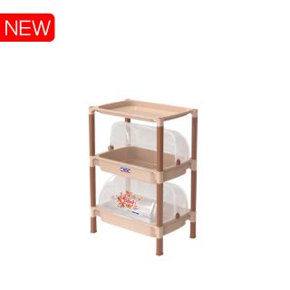 Kệ nhà bếp 3 tầng 2 nắp của duy tân