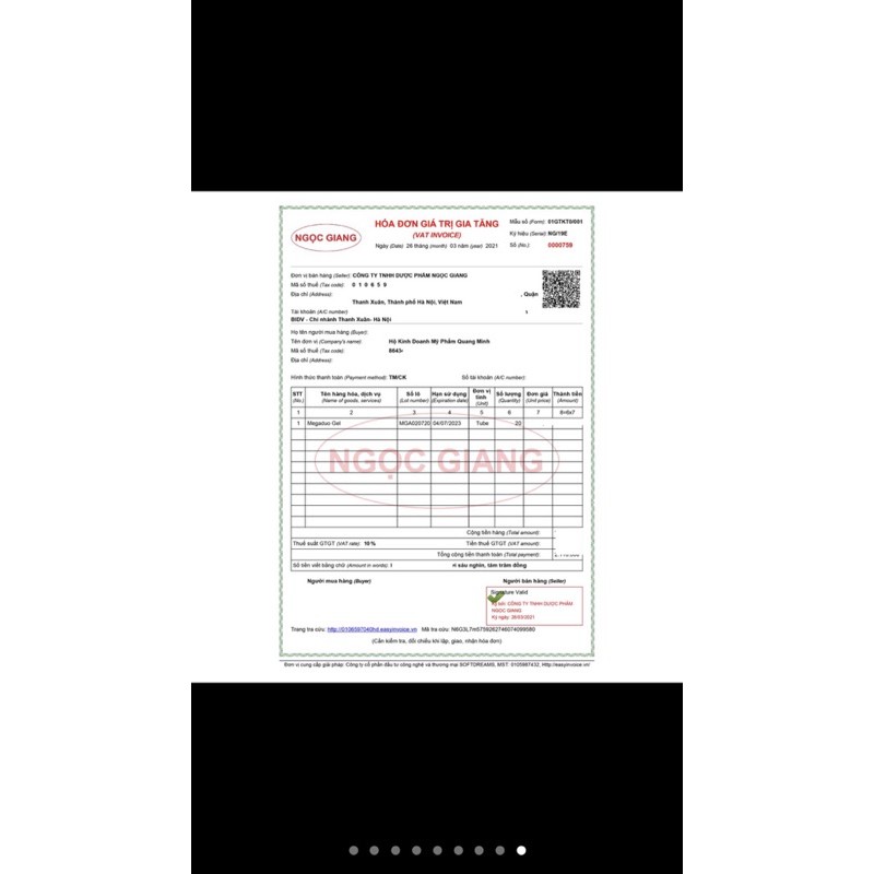 Megaduo ngừa thâm mụn 15g