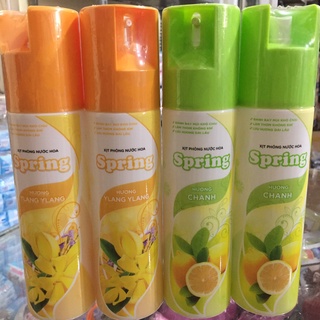 NƯỚC HOA XỊT PHÒNG SPRING HƯƠNG CHANH 225ML