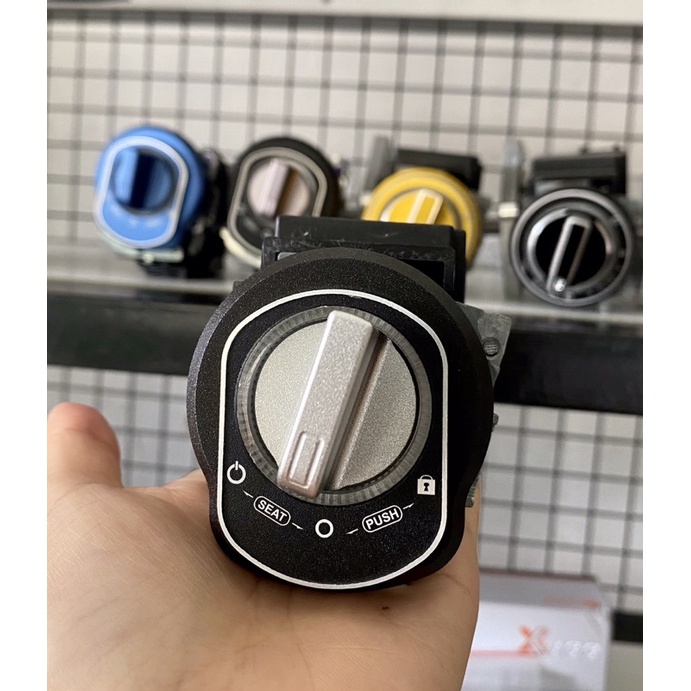 Núm smartkey cho winner,wave,future,...Núm chính hãng honda gia công mặt nhôm cnc