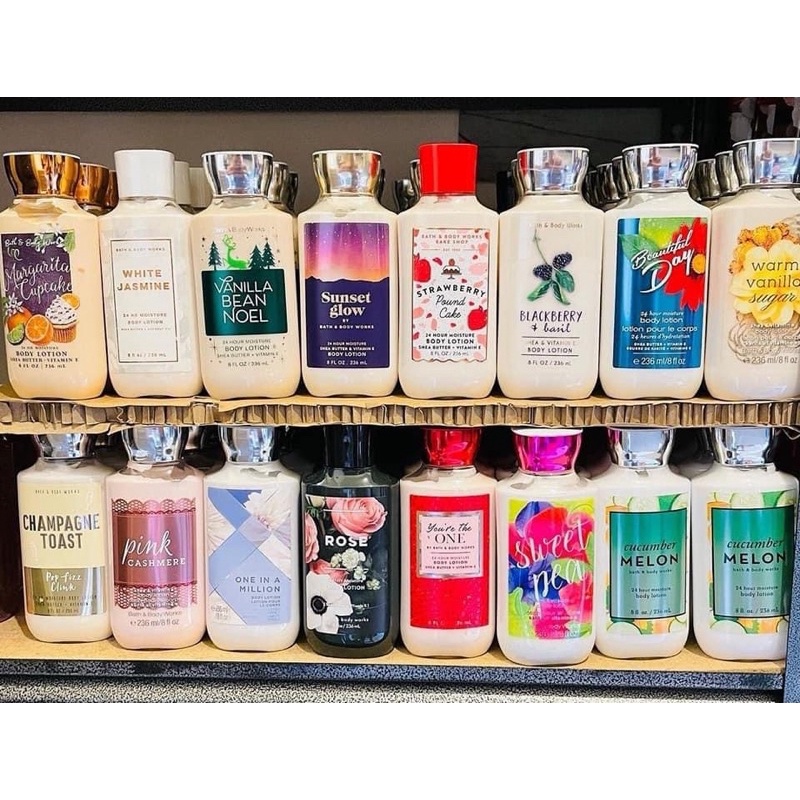 [BBW, bill US] BODY LOTION SỮA DƯỠNG THỂ THƠM HƯƠNG NƯỚC HOA BATH & BODY WORK SALE ĐỦ MÙI