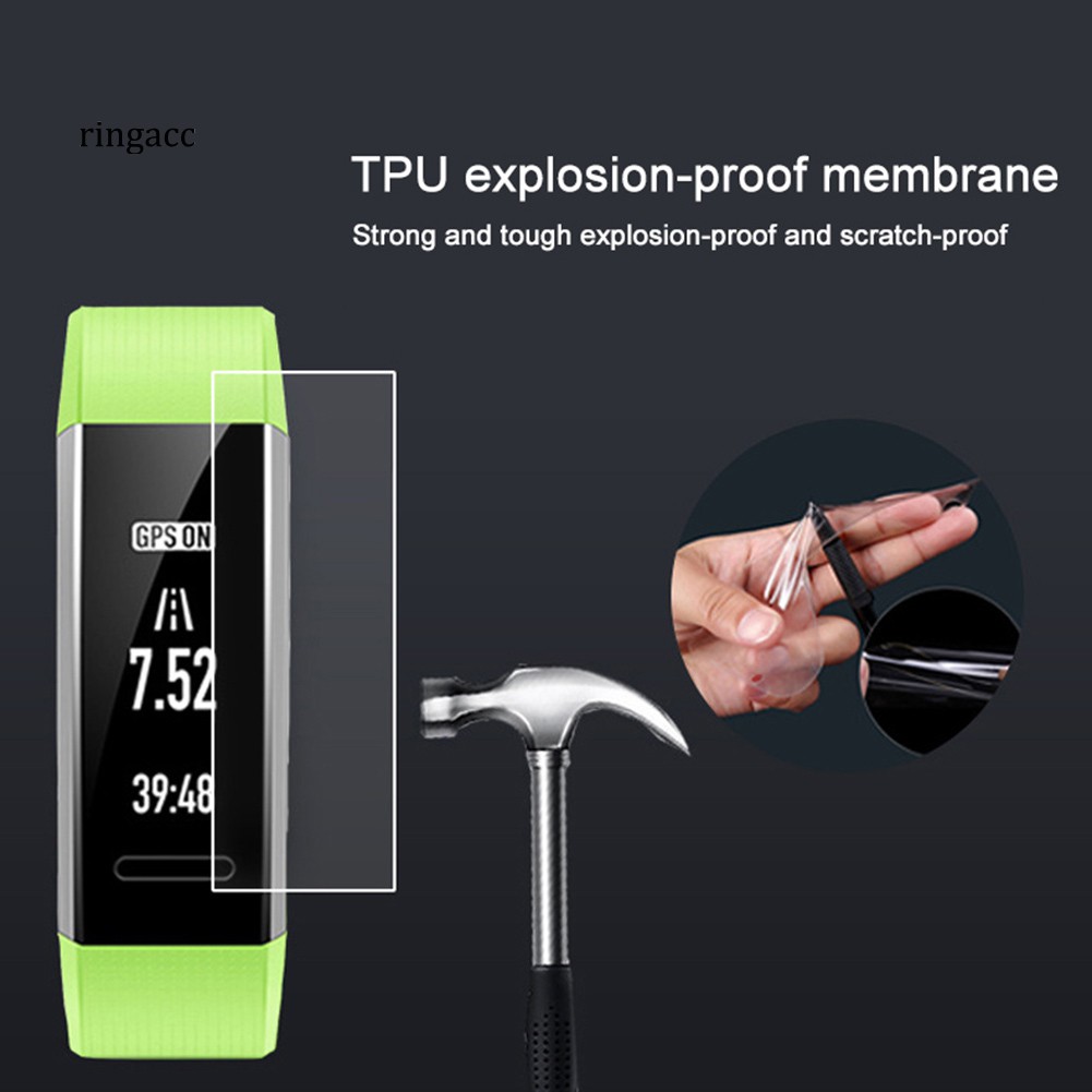 Set 3 Miếng Dán Trong Suốt Bảo Vệ Màn Hình Cho Vòng Đeo Tay Huawei 2 / 2 Pro Aers-B19 B29