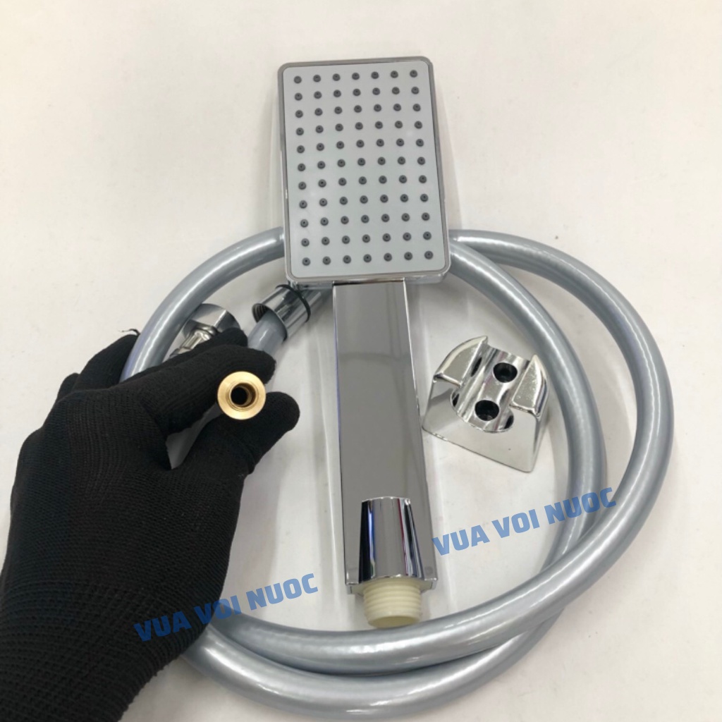 Vòi hoa sen tăng áp massage mặt hình vuông VVN127