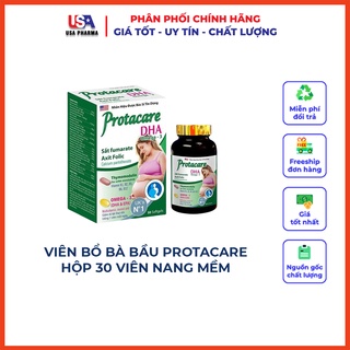 PROTACARE DHA BỔ SUNG CANXI VÀ vitamin cho mẹ bầu trước và sau sinh | USA Pharma