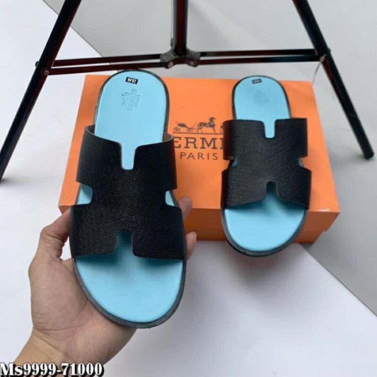 🔥HÀNG SIÊU CẤP🔥 Dép chữ H nam quai ngang đế gỗ siêu bền quai da pu cao cấp size 38-42