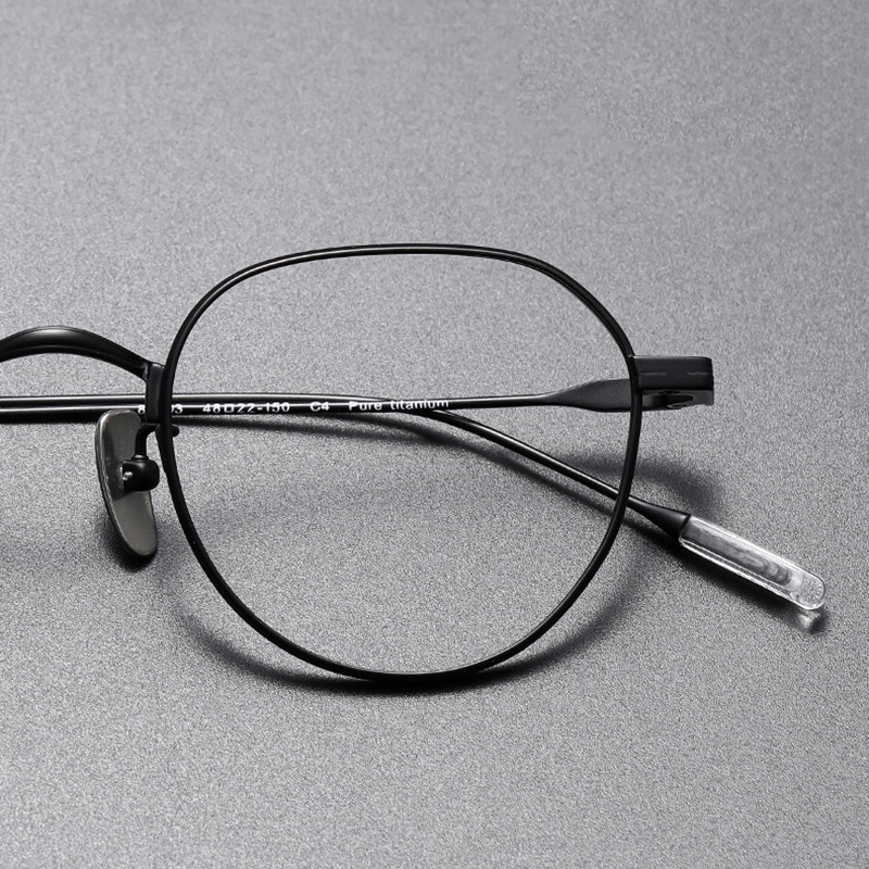 Kính Mắt Gọng Titan Nguyên Chất Kiểu Dáng vintage Sang Trọng Dành Cho Cả Nam Và Nữ