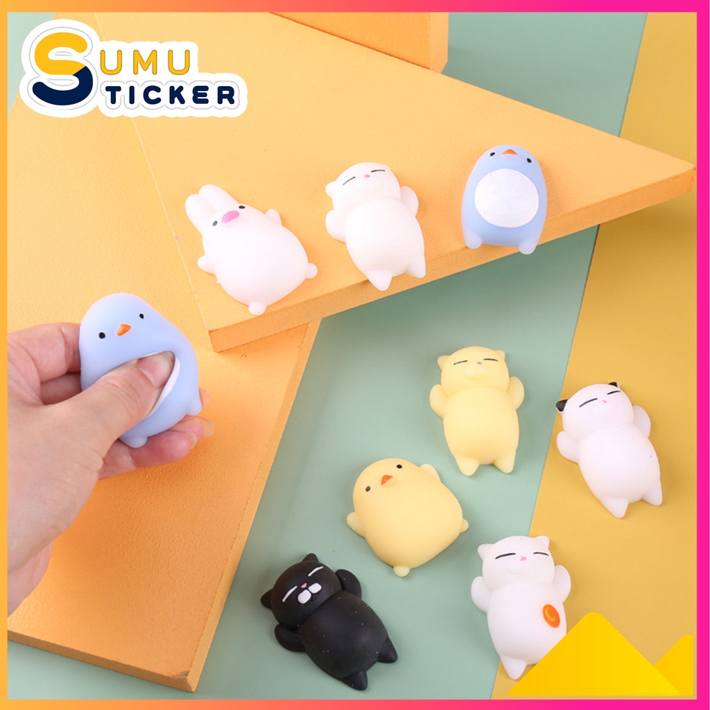 Squishy Mochi Dẻo - Đồ Chơi Bóp Dẻo Hình Thú Cực Dễ Thương