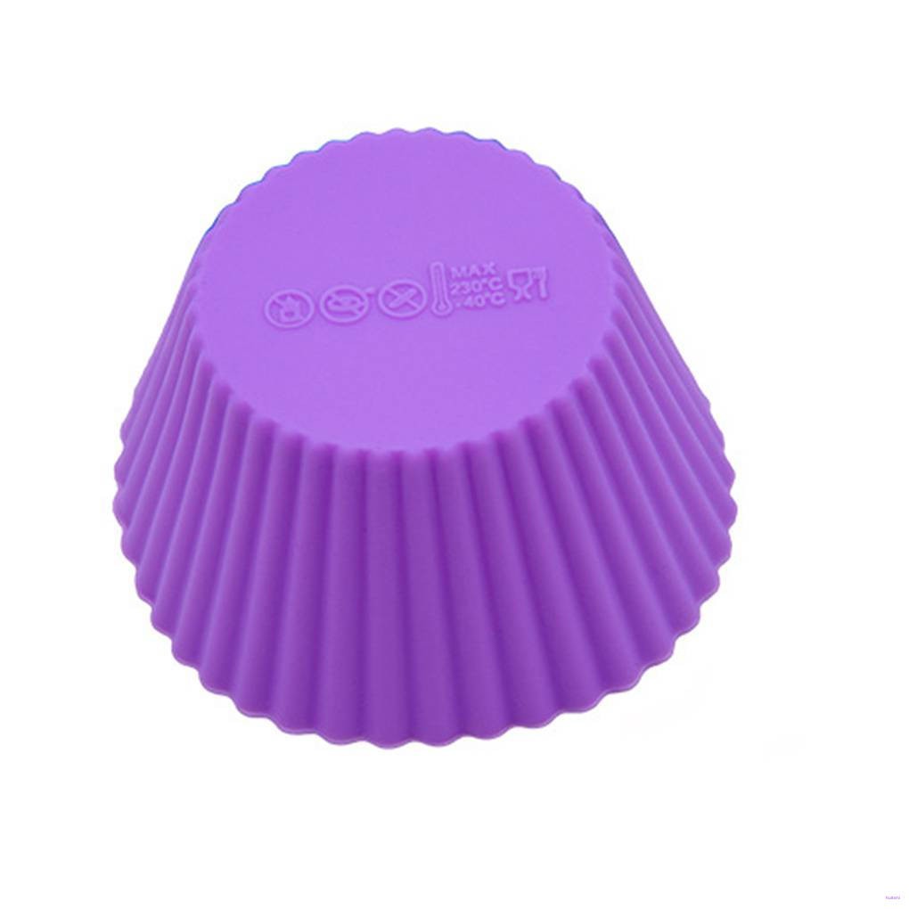 Set 12 Cốc Làm Bánh Cupcake Bằng Silicon