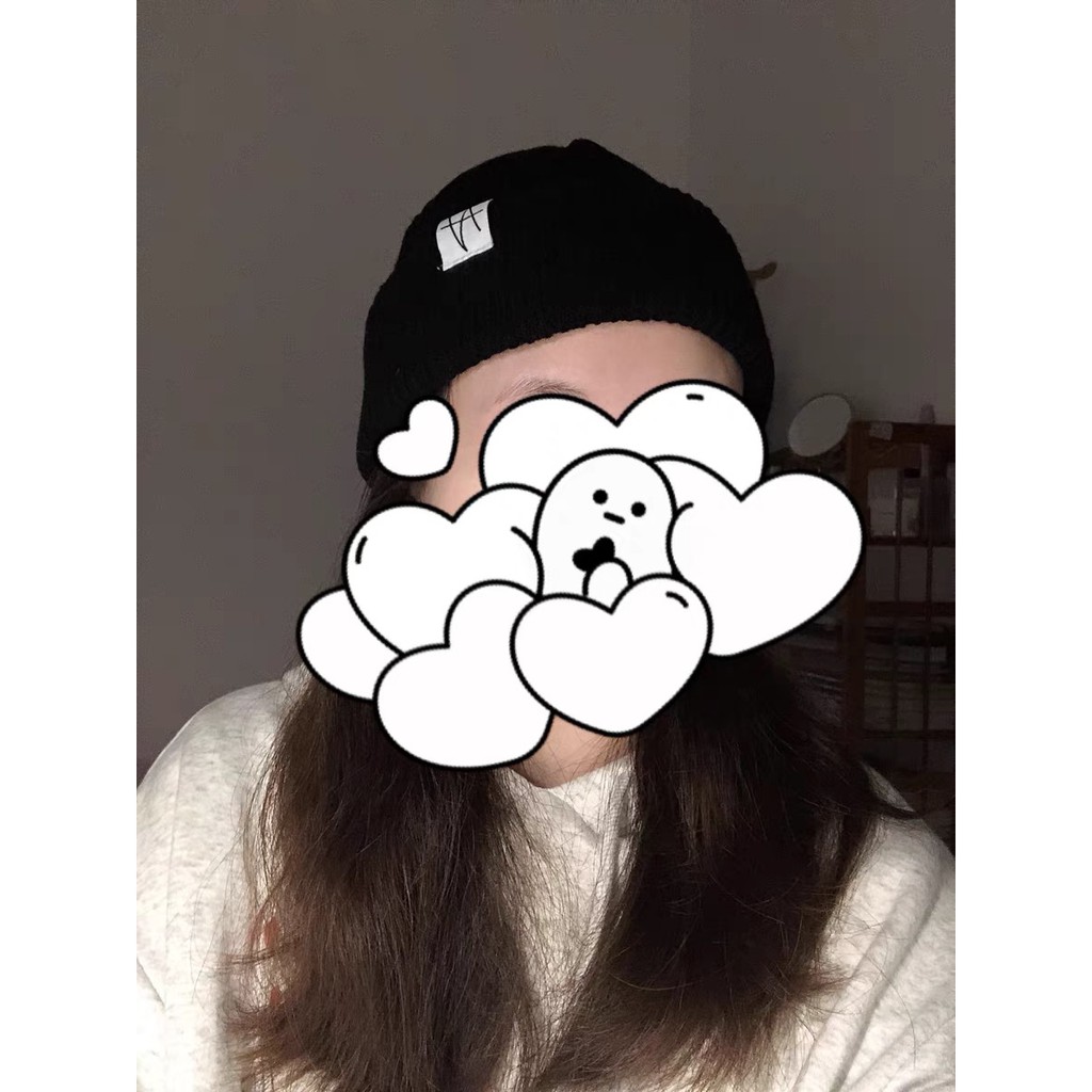 Jennie Lisa Rose Blackpink Mũ len dệt kim thời trang Hàn Quốc theo phong cách nhóm dành cho nữ