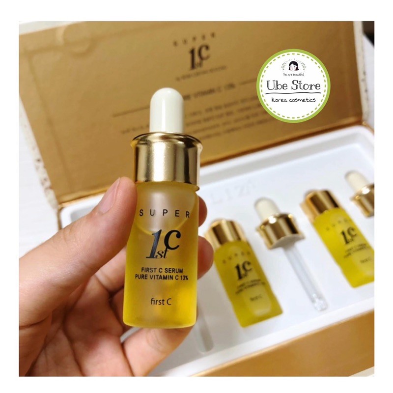 TINH CHẤT DƯỠNG TRẮNG LIZ.K SUPER FIRST C SERUM PURE VITAMIN C 13% 10ML #SALE_OFF_73%