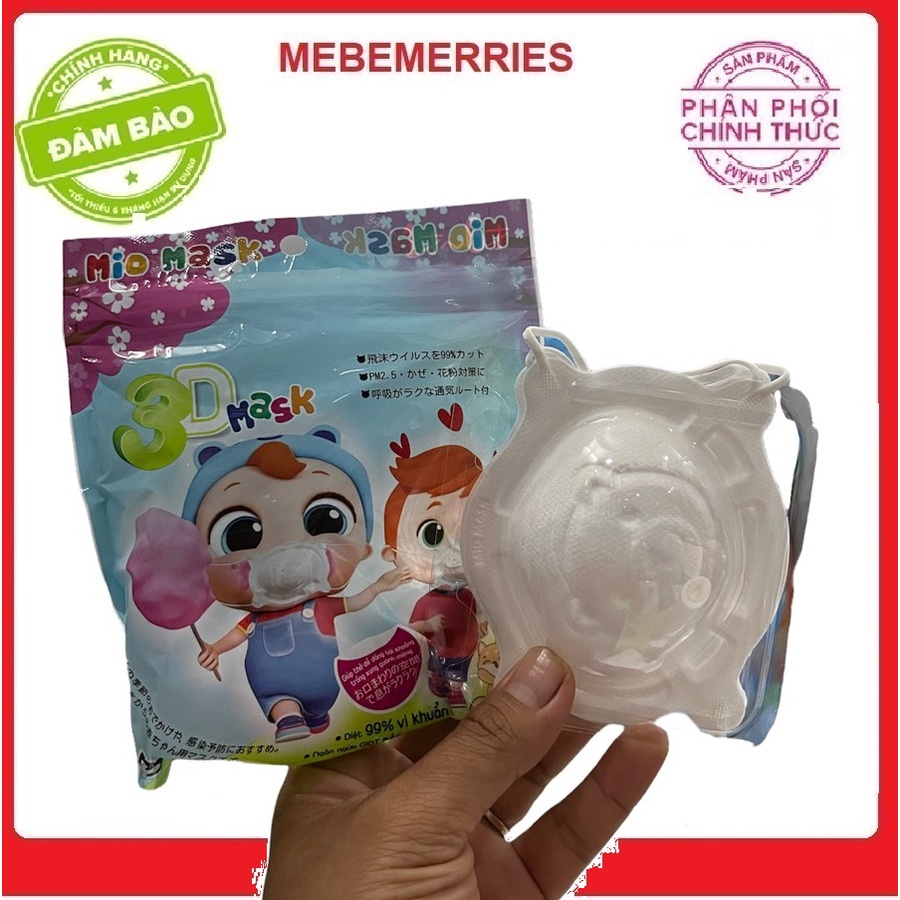 1 Gói 6 cái Khẩu trang em bé Baby Mask Bisou