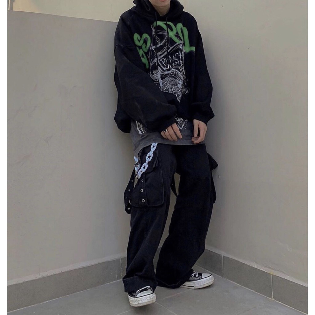 Áo Hoodie BS PCL Ulzzang Unisex (Túi 2 bên hông) 1hitshop | BigBuy360 - bigbuy360.vn