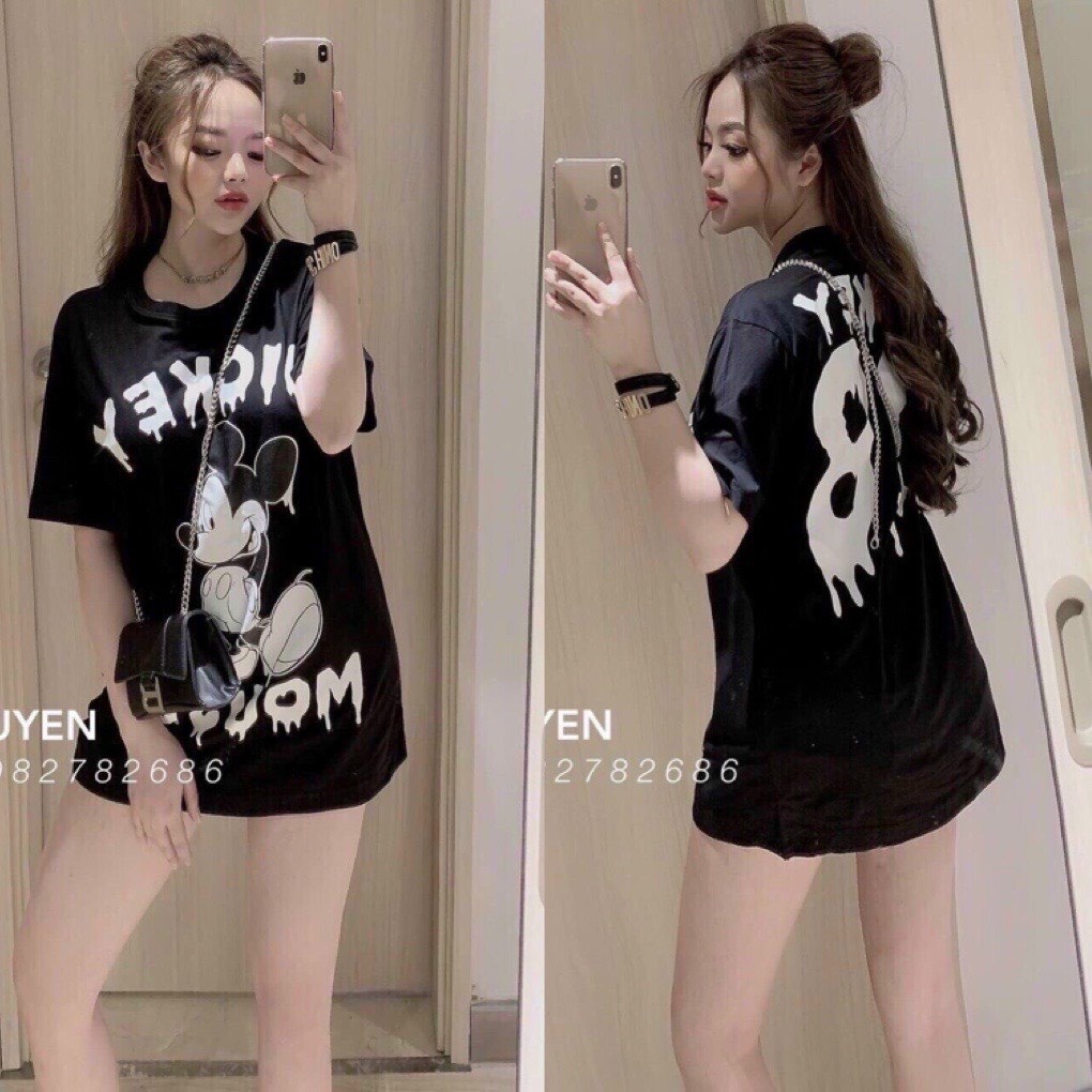[FREESHIP]Áo Thun MICKEY 28 From Rộng Unisex Mềm Mịn Dày Dặn Hot Trend