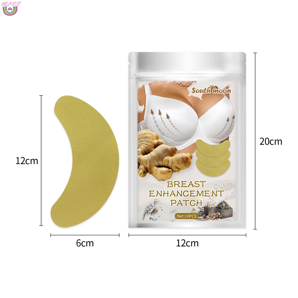 Set 10 Miếng Dán Nâng Ngực Chiết Xuất Gừng Tự Nhiên Dưỡng Ẩm Nâng Và Săn Chắc Da | BigBuy360 - bigbuy360.vn