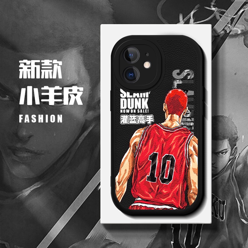 Ốp Điện Thoại Mềm In Hình Slam Dunk Cho iPhone11 12 13promax xr 6 8plus